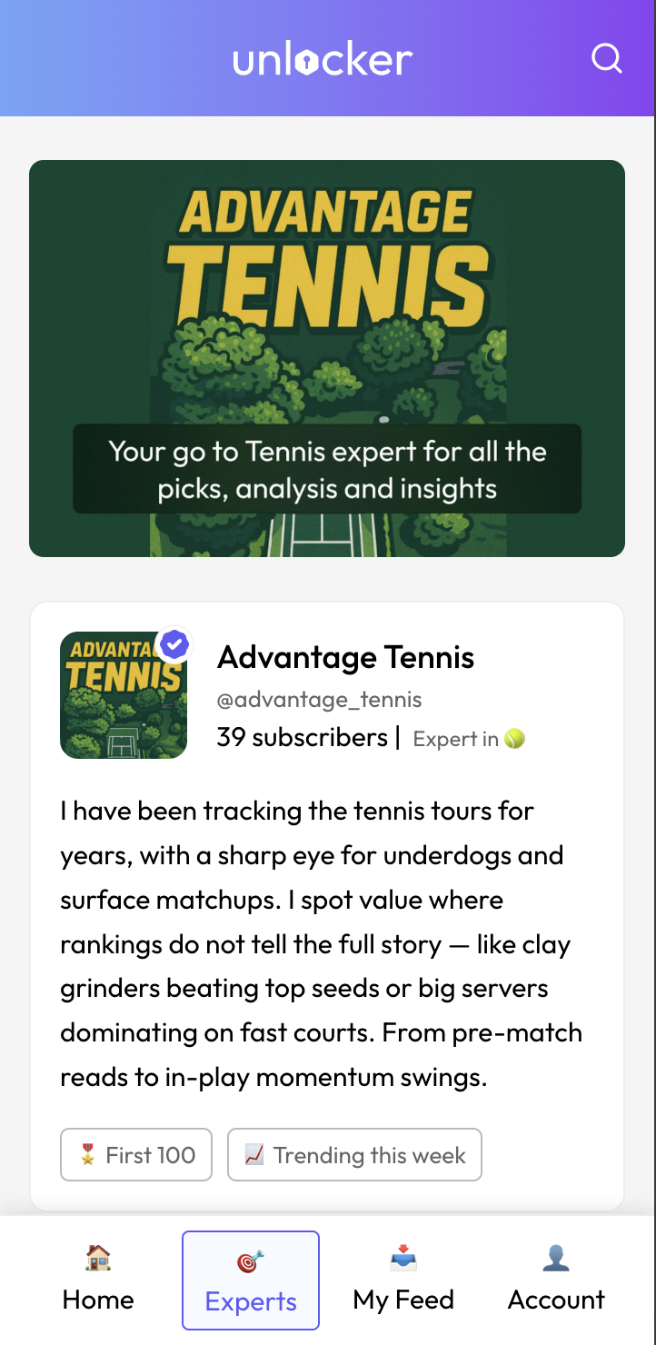 Unlocker - Mobile Expert View